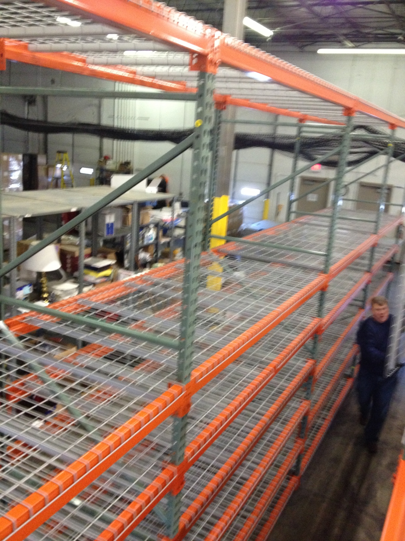 Pallet rack installation